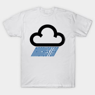 Manchester - Rainy City (Rain cloud) T-Shirt